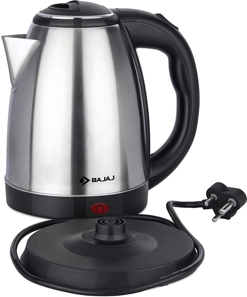 "Bajaj Electric Kettle BJ-002B": শীতকালে গরম পানির নির্ভরযোগ্য সমাধান! 👉শীতকালে গরম পানির জন্য ঝামেলামুক্ত সমাধান দিতে, Bajaj কোম্পানি এনেছে ২ লিটার ক্যাপাসিটির ইলেকট্রিক কেটলি। এই কেটলি দ্রুত পানি গরম করতে এবং চা-কফি প্রস্তুত করতে পারদর্শী। সহজ ব্যবহার ও নিরাপত্তার জন্য এটি সবার জন্য সেরা।