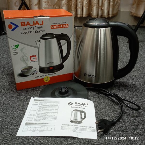 Bajaj Electric Kettle 2-Liter - Image 4